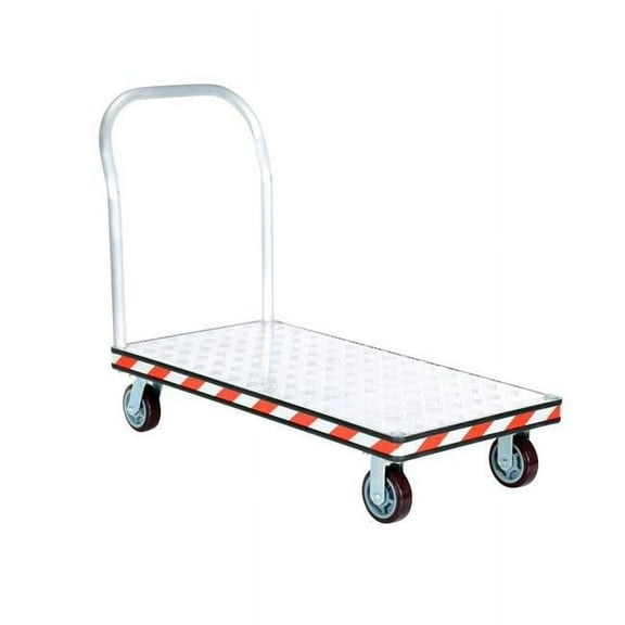 Vestil Manufacturing ATP-C-2448 24 x 48 in. Heavy Duty Aluminum Treadplate Platform Truck