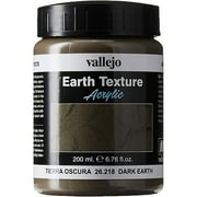 Vallejo Paints: Dark Earth Texture Acrylic, 6.79 oz (200ml)