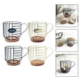 thumbnail image 3 of Coffee Pods Storage Rack Cup Shaped Storage Holder Storage Basket Coffee Pod Holder For Coffee Bar Kitchen Counter Supply, 3 of 6
