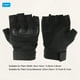thumbnail image 2 of Guantes sin dedos para hombre Uxcell, guantes de medio dedo, guantes transpirables para entrenamiento, negros, XL, 2 of 6