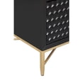 thumbnail image 4 of Origins by Alpine Black Pearl Seven Drawer Wood Dresser in Black, 4 of 5