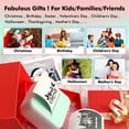 thumbnail image 2 of Mini Pocket Printer Portable Thermal Instant Photo Printing Label Maker Machine BT Wireless Connect Compatible with Android / iOS APP Support Receipt Label Memo Sticker Notes Lists Scrapbook DIY, 2 of 9