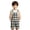 0##Black42, variant on Girls Plaid Short Overalls Kids Cute Casual Gingham Romper with Pockets, Sizes 4-13