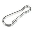 thumbnail image 1 of Unique Bargains Spring Hooks Snap Clip Hooks 25x9.5x2mm 304 Stainless Steel 80Pack, 1 of 5