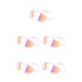 thumbnail image 2 of Eigraketly Gafas de natación para niños, gafas de natación subacuáticas ajustables a prueba de fugas, impermeables, profesionales, rosa y blanco Type2 NO2 Eigraketly CBP319046, 2 of 5