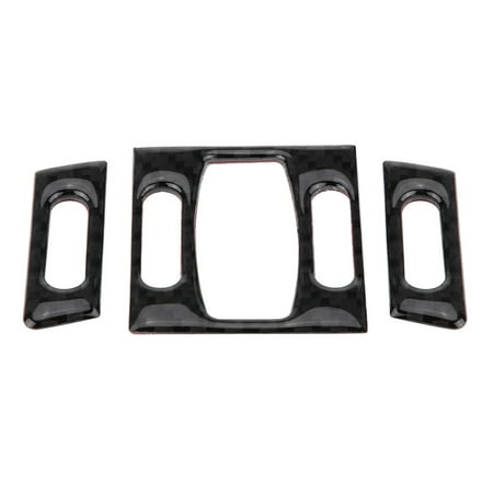 Yosoo Carbon Fiber Car Interior Front Air Conditioner Outlet Yosoo Carbon Fiber Car Interior Front Air Conditioner Outlet Decorative Frame Cover Trim For Bmw E60