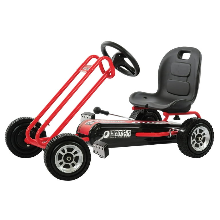 hauck Lightning Pedal Ride On Go Kart Toy for Boys and Girls