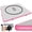 Pink, variant on NIAIZEK Portable 3x3m Thick Foldable Inflatable Tumbling Wrestling Mat Wear Resistant Gym Equipment For Judo Boxing Yoga Grappling Training