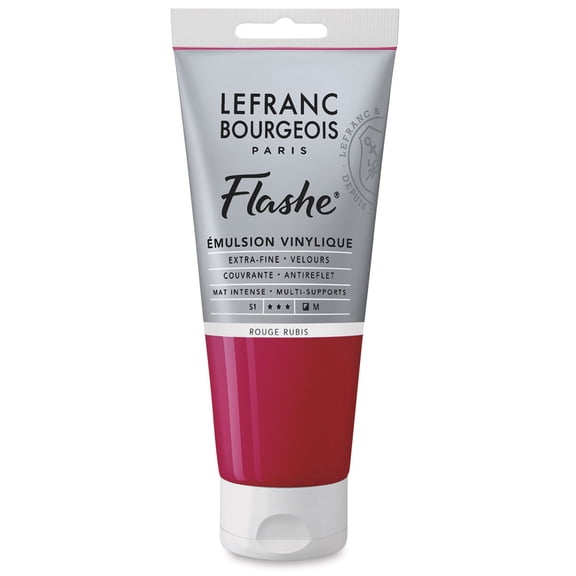 Lefranc & Bourgeois Flashe Vinyl Paint - Ruby Red, 80 ml