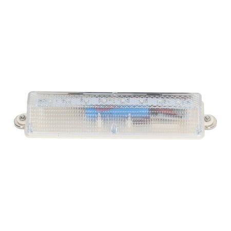 BIMZUC Solar Warning Strip 8?LED Red/Blue Flash Light, Waterproof PC Shell, Portable, High Brightness, 100?MA Solar Panel, 1 Pack