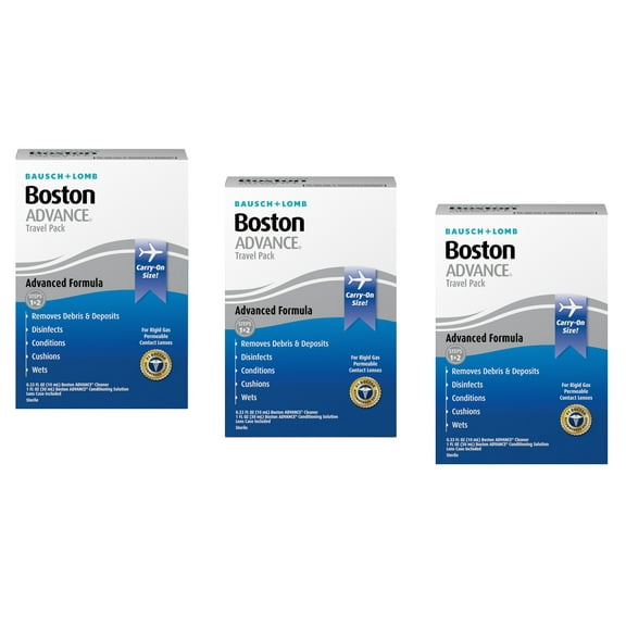Bausch & Lomb Boston Advance Formula Travel Pack 1 Each (Pack of 3)