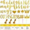 thumbnail image 2 of Kit de pancartas autodidácticas TaoBary de feliz cumpleaños con 162 letras doradas, 2 of 7