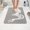 Gray, variant on Non-Slip Bathtub Mat,for Tub,Shower,Bathroom Shower Mat Bathtub Mat,, Non-Slip Bath Mat with Drain, Rugs with Drain for Bathtub, Shower and Wet Areas