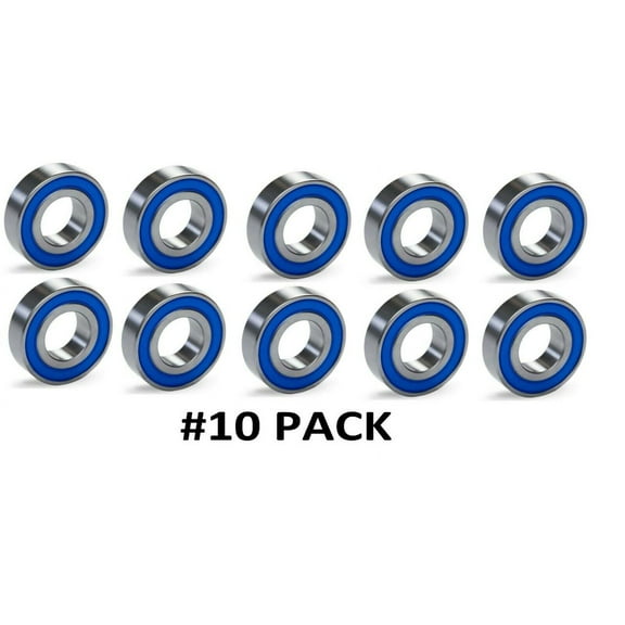 10 Packs 608-2RS C3 Premium Ball Bearing