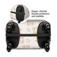 thumbnail image 4 of PAYOHTO Highly Elastic Spandex Suitcase Cover Luggage Cover Large Fits 25 to 28 Inch Cute Cartoon Giraffe Heart Beige, 4 of 8