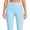 Baby Blue, variant on Women's High-Waisted 7/8 Yoga Leggings, Soft Stretch Workout Pants, Pumpkin Orange, L