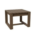 thumbnail image 7 of INTER HUT Wood Square&nbsp;Side Table, Patio End Tables, Outdoor Cedar Wood Coffee Table for Patio, Backyard, Pool, Indoor or Outdoor, 7 of 7