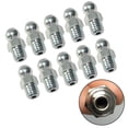thumbnail image 3 of BTOER 10 Pcs Tétines à Huile Rondes M6x1 en Fer Droit pour Machines à Tourner, Outils, Navires, Machines de Construction, 3 of 8