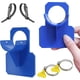 thumbnail image 1 of Paquete de 2 soportes para manguera de piscina azules, resistentes a impactos, resistentes a desgarros y resistentes a tirones (30-37 mm), 1 of 5