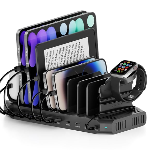 Estación de carga Unitek con cargador rápido USB C de 140 W para portátil