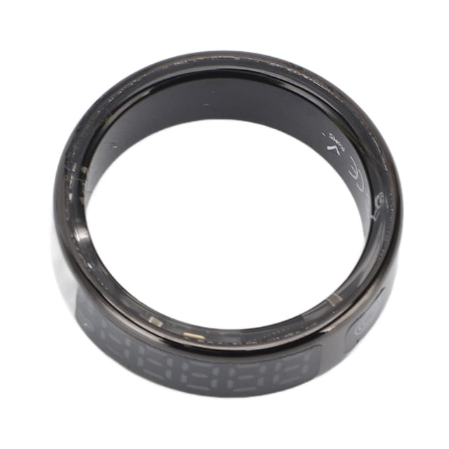 Smart Ring Step Counter, Health Fitness Tracker Para Hombres Con Pantalla de Pantalla y Botón Tactilo, Cuidado familiar, Fotografía Remota, IP68 Impermeable