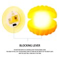 thumbnail image 3 of Pearl Shell Small Night Light Exquisite Luminous Shell Bedside Decorative Lamp Long Endurance LED Lamp with Bottom Switch Blocking Lever for Bedroom Child, 3 of 9