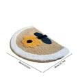 thumbnail image 3 of Harpi Bathroom Floor Mat Clearance, Bath Rugs, Cute Bathroom Carpet Semi-circular Bathroom Floral Bathroom Mat Soft and Water Absorbent Non Slip Bathtub Mat, 3 of 8