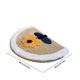 thumbnail image 3 of Cute Bathroom Carpet Semi-circular Bathroom Floral Bathroom Mat Soft And Water Absorbent Non Slip Bathtub Mat, 3 of 8