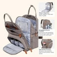 thumbnail image 6 of BabbleRoo Diaper Bag Backpack, Multifunction Original Baby Diaper Bag with Insulated Pockets, Khaki, 6 of 9