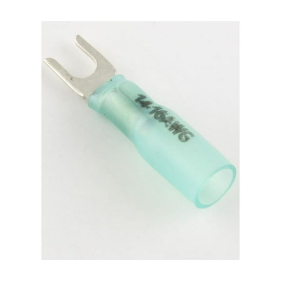 16-14 Ga. Heat-Shrink Fork Terminals, #6 Stud - (pack of 25)