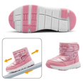 thumbnail image 4 of HOBIBEAR Boys Girls Toddler Snow Boots Waterproof Slip Resistant Outdoor Winter Shoes(Toddler/Little Kids/Big Kids), 4 of 8