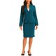 thumbnail image 1 of Conjuntos de falda para mujer INSPIRE CHIC, traje sin cuello, blazer y faldas lápiz, 2 piezas, atuendos elegantes, azul lago, 1 of 6