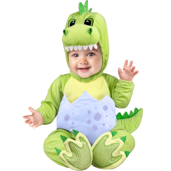 Dino Hatching Halloween Costume for Infant, Size 12-18M, by Way to Celebrate