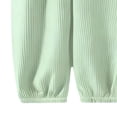 thumbnail image 6 of JOANKDMI 2 Piece Pjs Toddler Boys Girls Casual Outfits Short Sleeve Raglan Top and Ribbed Pants Set with Drawstring Lightweight Pj Lounge Wear Kids Summer Fall Clothes, 6 of 9