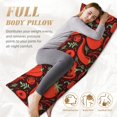 thumbnail image 3 of Bingfone Body Pillow Cover Long Pillow Case with Zipper Decorative Bedding Pillowcase 20"x54" Soft Cushion Pillow Case for Bedroom-Tomatoes And Chili, 3 of 6