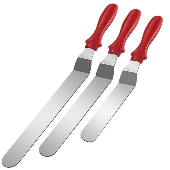 Espátula Para Glaseado Cuchilla Para Glaseado De Acero Inoxidable Espátula Multifuncional Con Sabor En U Espátula En Forma De U Juego De Espátula Para Glaseado De Grado Alimenticio Para Hornear Speravity HA027802-03