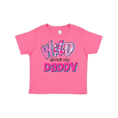 

Inktastic Wild About Daddy Gift Toddler Toddler Girl T-Shirt