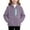Purple, variant on BLVB Girls Boys Fleece Jacket Kids Fleece Zipper Coat Soft Fall Winter Warm Outerwear with Pockets 3-15Y(Purple,14-15 Years)