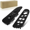 thumbnail image 2 of BASIKER Driver & Passenger Black Door Window Switch Panel Bezel for 2002-2010 Dodge Ram 1500 2500 3500 Front Right & Left Window Button Border Trim, 2 of 4
