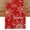 Red, variant on Red Snowflake Let It Snow Winter Table Runner, Seasonal Christmas Kitchen Dining Table Decoration for Home Party Decor 13x72 Inch