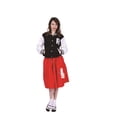 thumbnail image 1 of CHAQUETA LETTERMAN-ADT MED BLK RG Costumes 81351-BK-M, 1 of 1