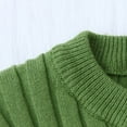 thumbnail image 5 of QIPOPIQ Girls Clothes Clearance Toddler Kids Baby Girls Ribbed Knit Sweater Soft Solid Warm Sweater Pullover, 5 of 8