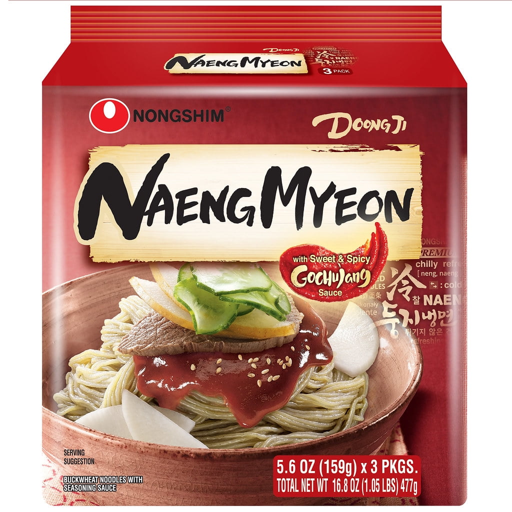Nongshim Naengmyeon Cold Noodles with Gochujang Sauce Ramyun Noodle