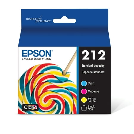 Epson 212 Black & Standard-capacity color combo pack ink cartridge compatible with XP4105 & (Best Epson Compatible Ink Cartridges Review)