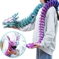 thumbnail image 3 of 47.3inch Super Large 3D Printed Dragon Models,Flexible Joint Animal lacertid Figurines, 3D Printing Stuff Cheap,Stress Relief, Fidget restlessness, ADHD Toys, Surprise Fantasy Gifts (79inch), 3 of 7