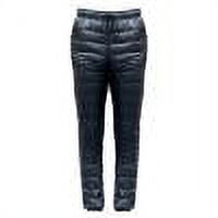 Hombres Abajo Pantalones Pantalones de plumón para hombre, pantalones delgados de escalada gruesos para esquí (negro brillante 5XL)