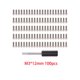 thumbnail image 5 of Vogacara 100 piezas M2 M3 tornillos de anillo de escala de acero tornillos M2 M3 para llantas de 1,9 2,2 pulgadas hechas de grado 12,9 Kits de construcción modelo Plata M3 12mm, 5 of 6