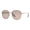 Black Silver (Brown), variant on PASTL Studio Square Sunglasses Retro Hipster Shades UV400 Black Silver, Brown