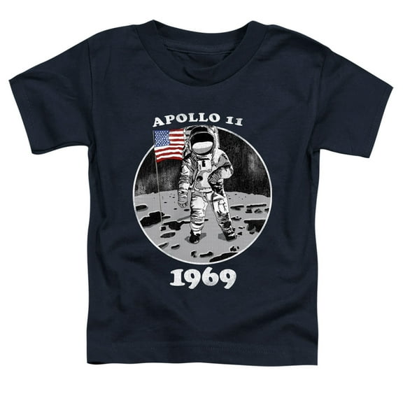 Nasa Not Fake Toddler T-Shirt Navy