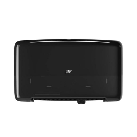 Tork® Twin Mini Jumbo Toilet Paper Roll Dispenser, Black, 1 Dispenser/Case